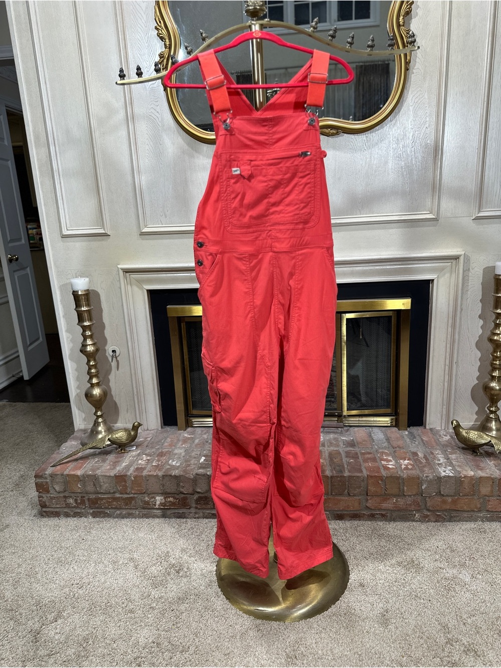 Duluth Overalls M Ripstop Coral Heirloom Gardening Gorpcore Workwear